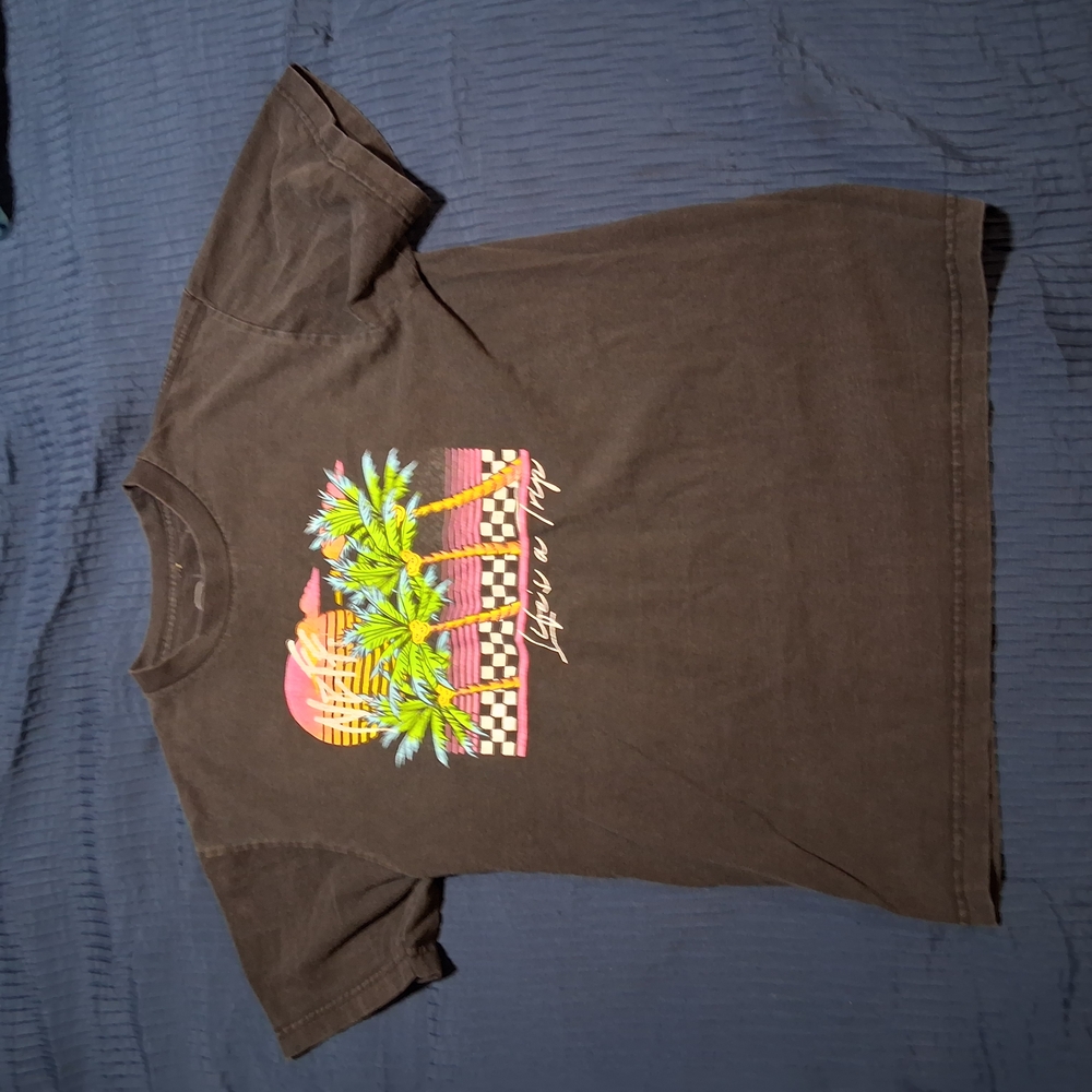 Neff Brown Short Sleeve Tee with Pineapple Graphic